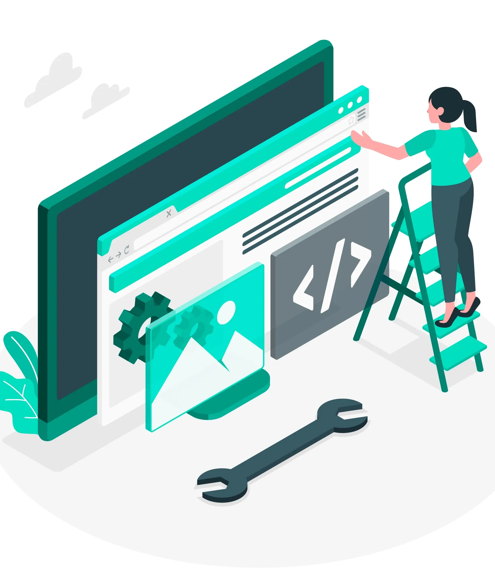 Website maintenance monitoring dashboard for San Diego clients